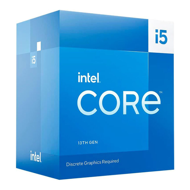 Boîte du processeur Intel Core i5-13400F 13e génération – Vue latérale