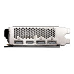 Vue de face du GPU MSI RTX 4060 avec deux ventilateurs